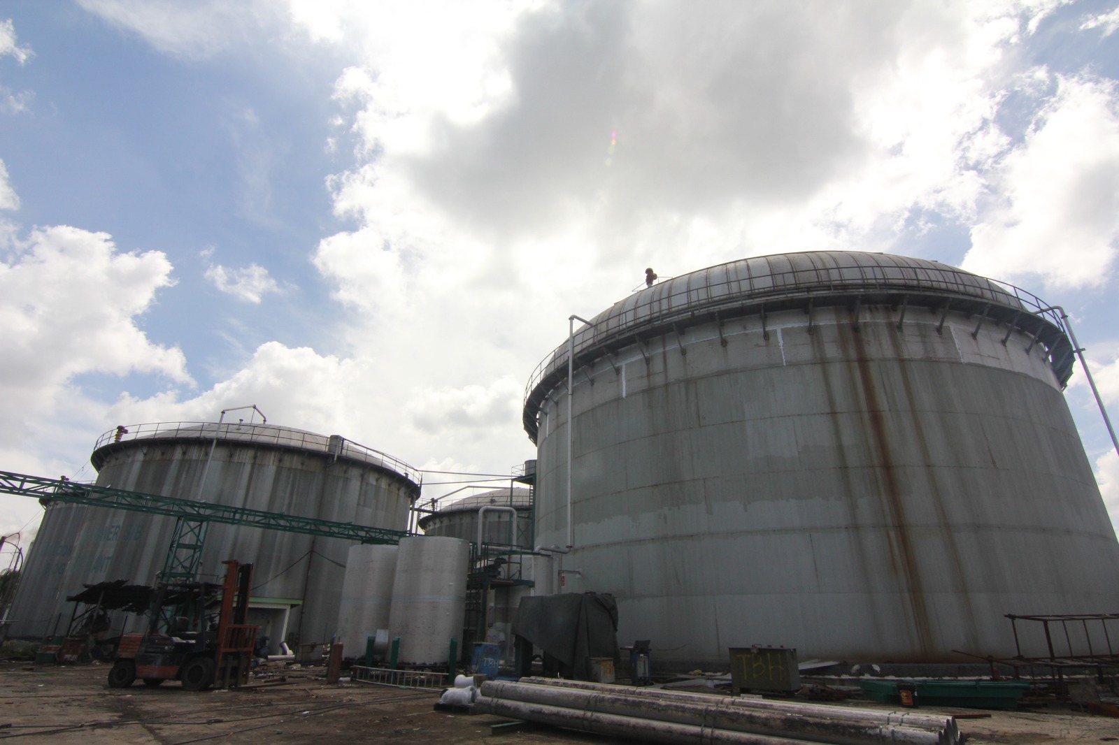 POME CSTR Biogas Tank
